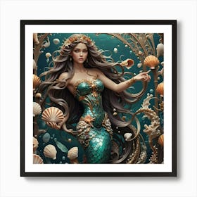 Mermaid 18 Art Print