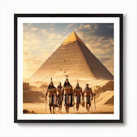 Egyptian Warriors Art Print