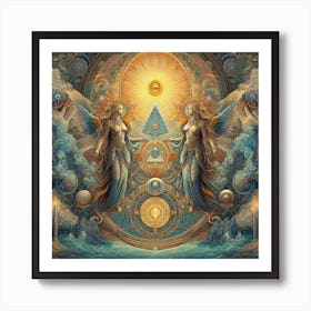 Angels Of Light Art Print