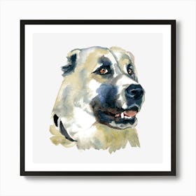 The Central Asian Shepherd Dog Art Print