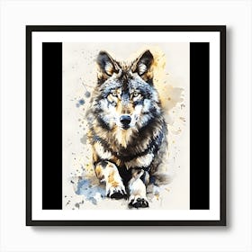 Wolf Painting Art Print