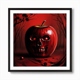 Red Apple Art Print