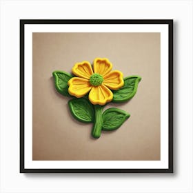 Yellow Flower 1 Art Print