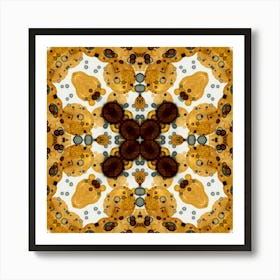 Yellow Spots A Pattern 1 Art Print