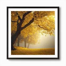 Autumn Trees 15 Art Print