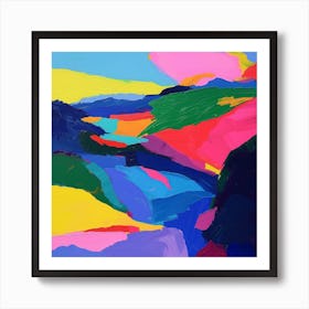 Abstract Travel Collection Maui Usa 4 Art Print