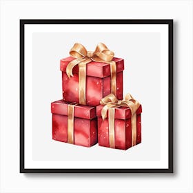 Christmas Gift Boxes Poster