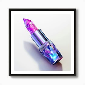 Lipstick With Crystals Art Print