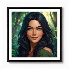 Forest grace Art Print