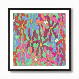 Colorful Flowers Art Print