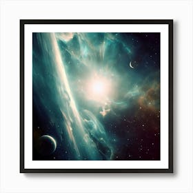 Nebula by dee Art Print