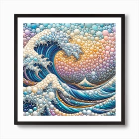 Sea waves Art Print