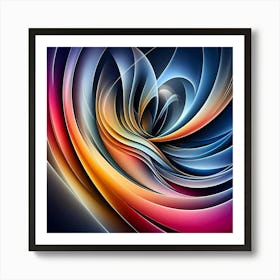 Abstract Swirl 3 Art Print