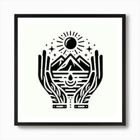 Hands Of The Sun Art Print