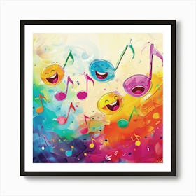 Music Notes Art Print