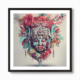 Asian Head Art Print