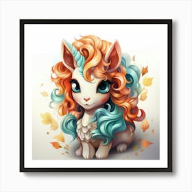 Unicorn 4 Art Print