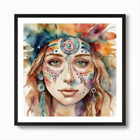 Watercolor Painting 8 Art Print