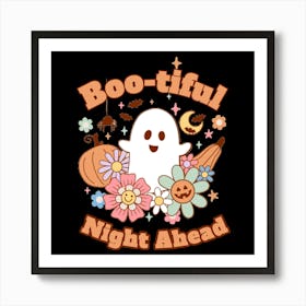 Boo-Tiful Night Ahead Art Print