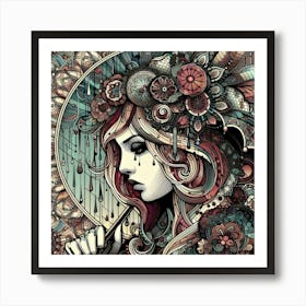 Psychedelic Art Art Print