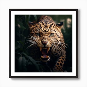 Tiger Dominion Portrait Art Print