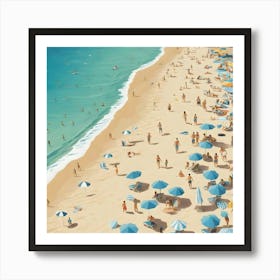 Beach Scene 6 Art Print