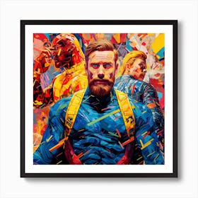 Captain America Art Print