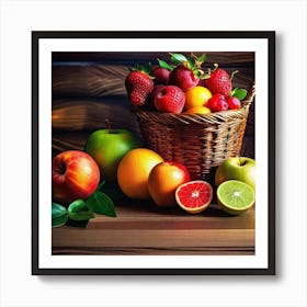 Fruit Basket 5 Art Print