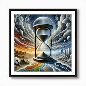 An Ominous Dance With Time Art Print