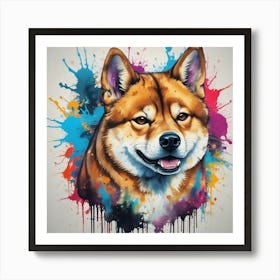 Shiba Inu 56 Art Print