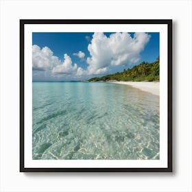 Beach In The Maldives Poster