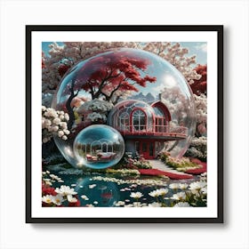 House In A Bubble Art Print