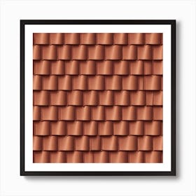 Tiled Roof Art Print