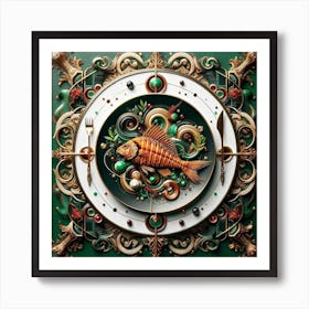 Fish Elegant Art Print