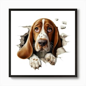 Basset Hound 1 Art Print