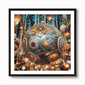 Christmas Ornament 2 Art Print