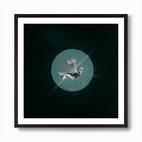 Astronaut X Art Print