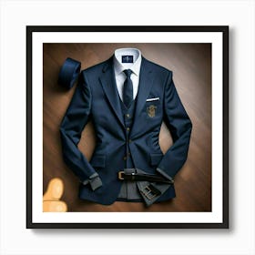 Man In A Suit 1 Art Print