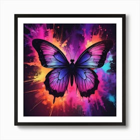 Butterfly Painting 269 Art Print