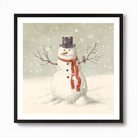 The Snowman Art Print
