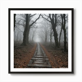 Path In The Woods Art Print