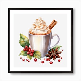 Hot Cocoa With Cinnamon Art Print