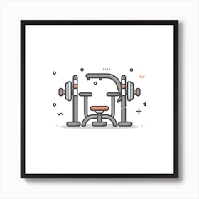 Gym Equipment 1 Art Print