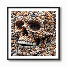 Skull & Shell Art Print
