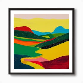 Abstract Travel Collection Ethiopia 3 Art Print