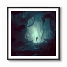 Mythical Tranquility Art Print