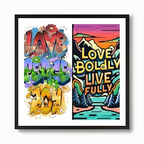 Love Bolly Live Jo Art Print