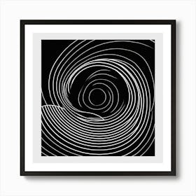 Abstract Spiral Art Print