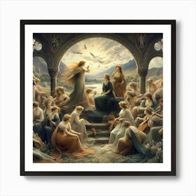 Choir Of Angels Art Print