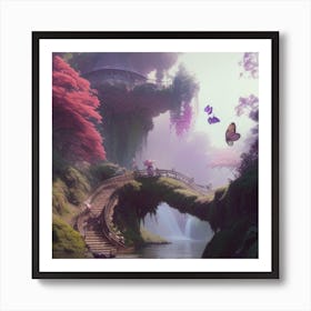 Fairytale Landscape Art Print